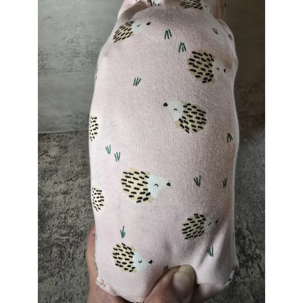 NEW Pink Hedgehog Crib Sheet HANNA ANDERSSON HOME OEKO-TEX cotton 53